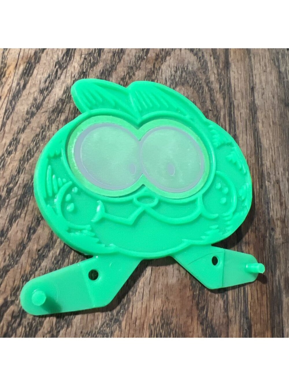 1978 Kelloggs Cereal Prize Garfield Bike Spoke Reflector Green Rare Color Great